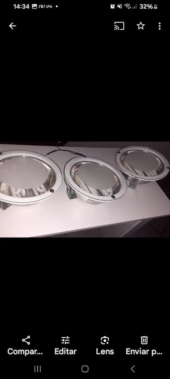 9 luminárias de embutir OPORTUNIDADE  - Foto 5