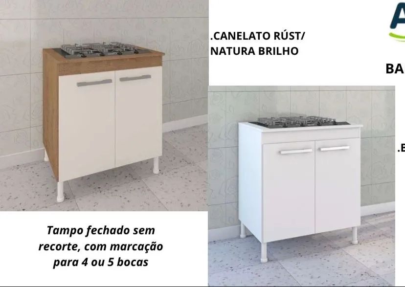 Balcão cooktop 