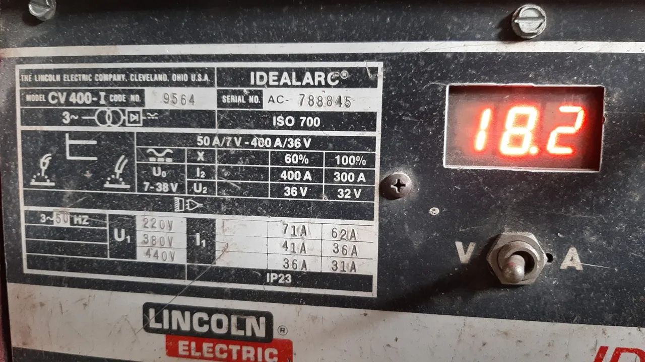 Máquina de Solda MIG/MAG Lincon Cv 400 - Foto 3