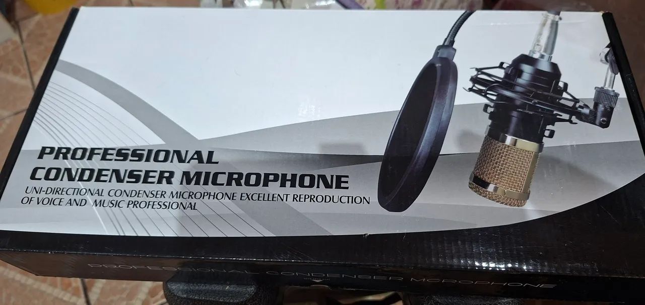 Microfone prof condenser