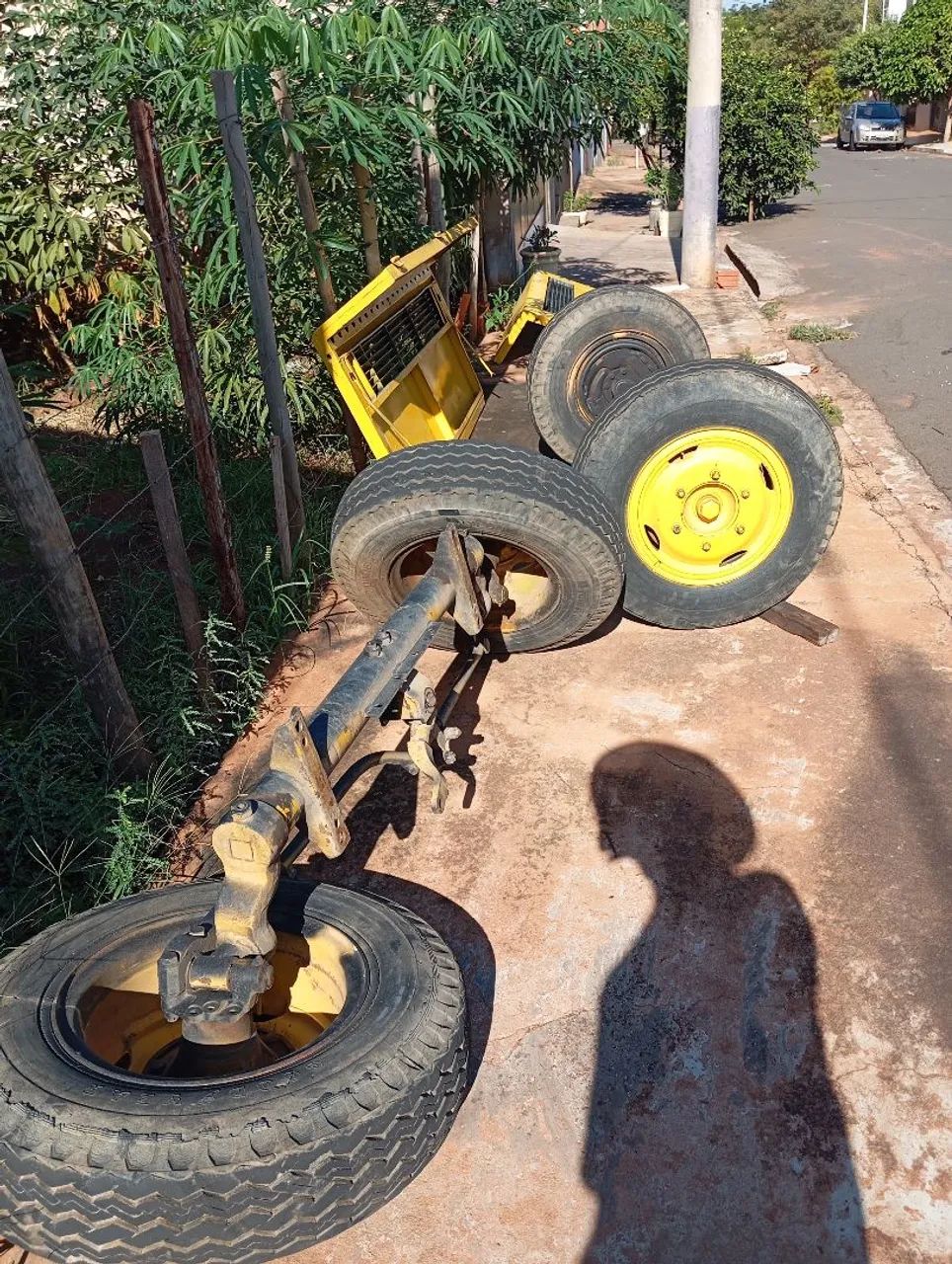 Eixo completo para fazer carreta agrícola . - Foto 4