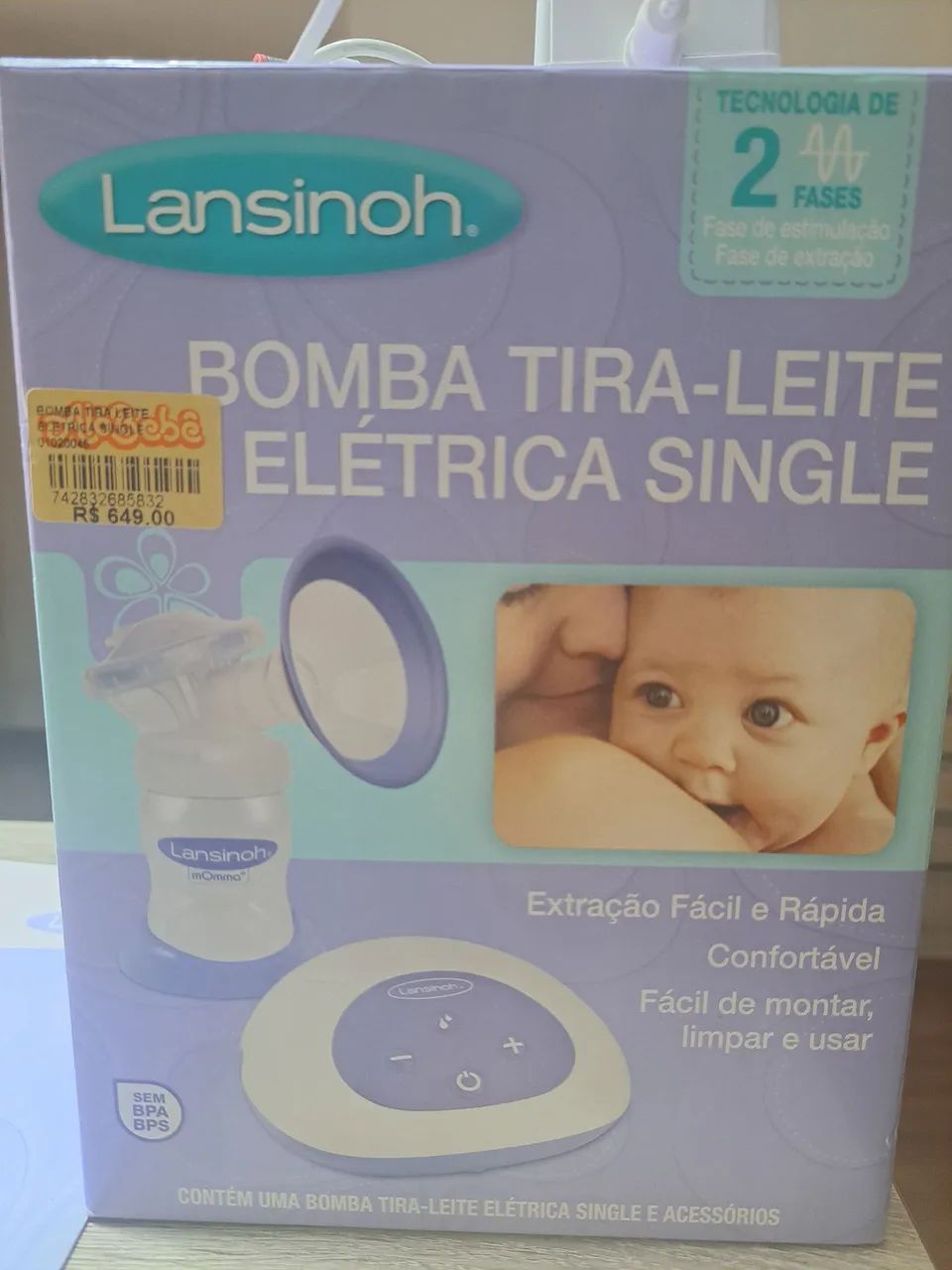 Bomba elétrica de tirar leite - Foto 2