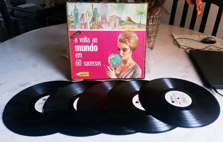 Box Set c/ 5 LPs - A Volta ao Mundo em 60 Sucessos