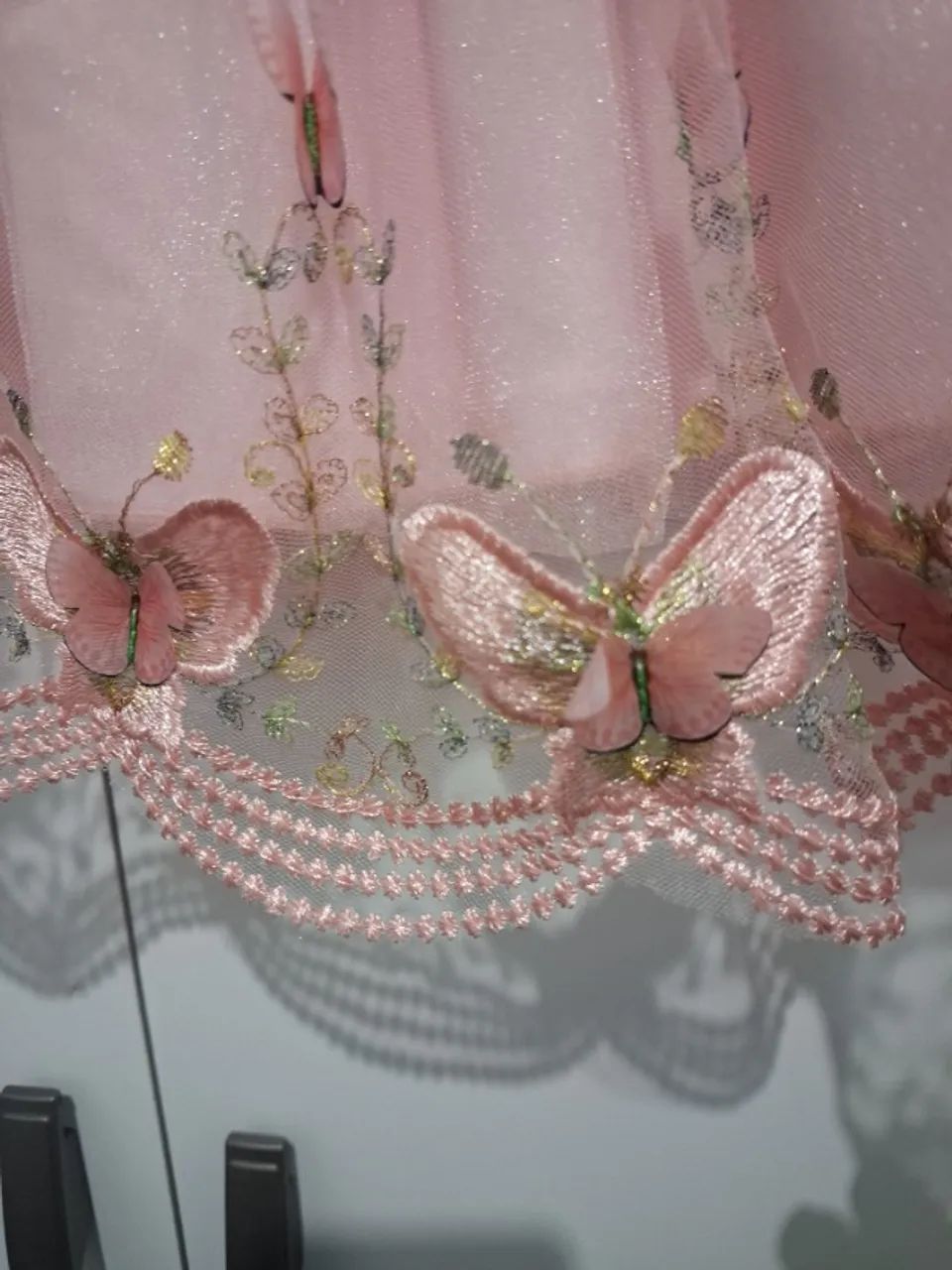 Vendo vestido shein borboleta 1 ano - Foto 4
