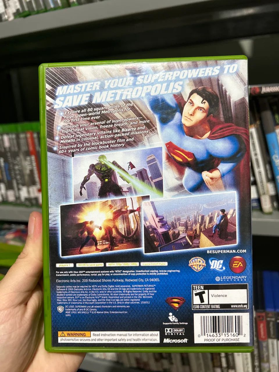 Superman Returns Xbox 360 (capa reimpressa) - Foto 2