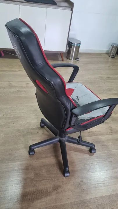 Cadeira Gamer Racer Master STI Madstimsvm Vermelho PCYES - Foto 5