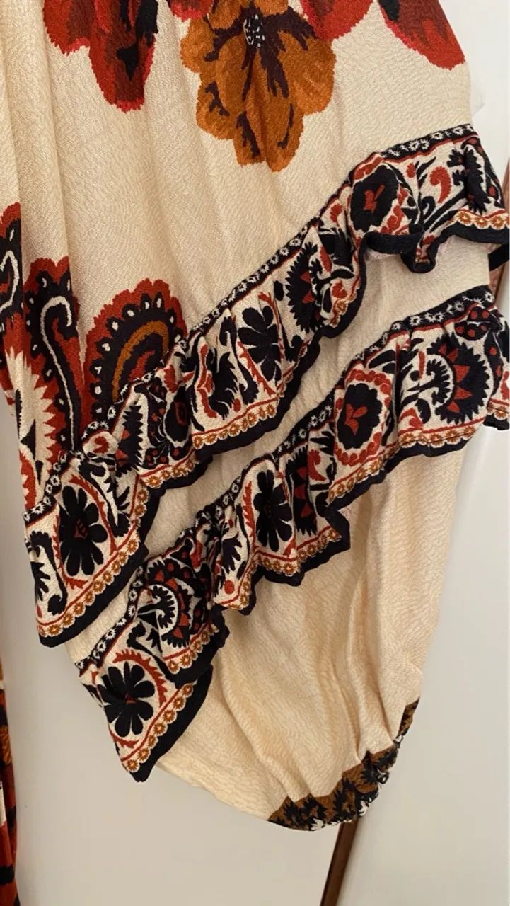 Vestido Longo Floral FARM Novo - Foto 4