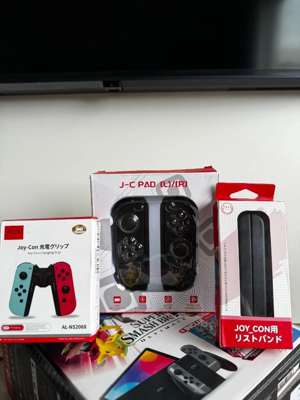 Joy-con/Controle para nintendo switch versão zelda - Peças e