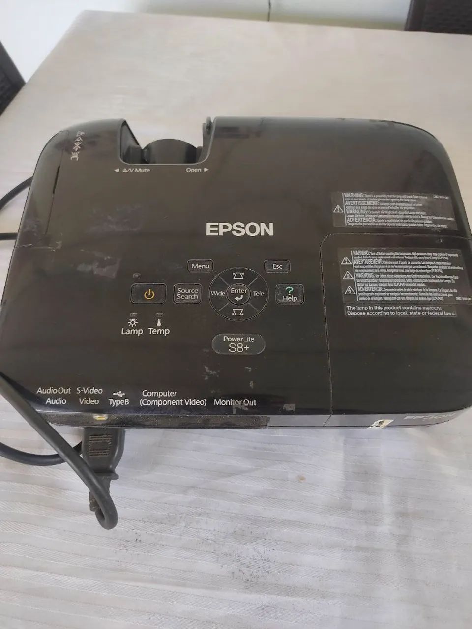 Projetor Epson Power Light S8+64573480888450120
