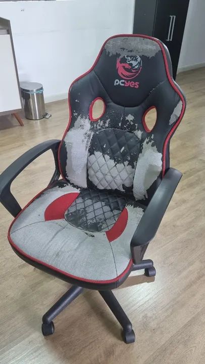 Cadeira Gamer Racer Master STI Madstimsvm Vermelho PCYES - Foto 3