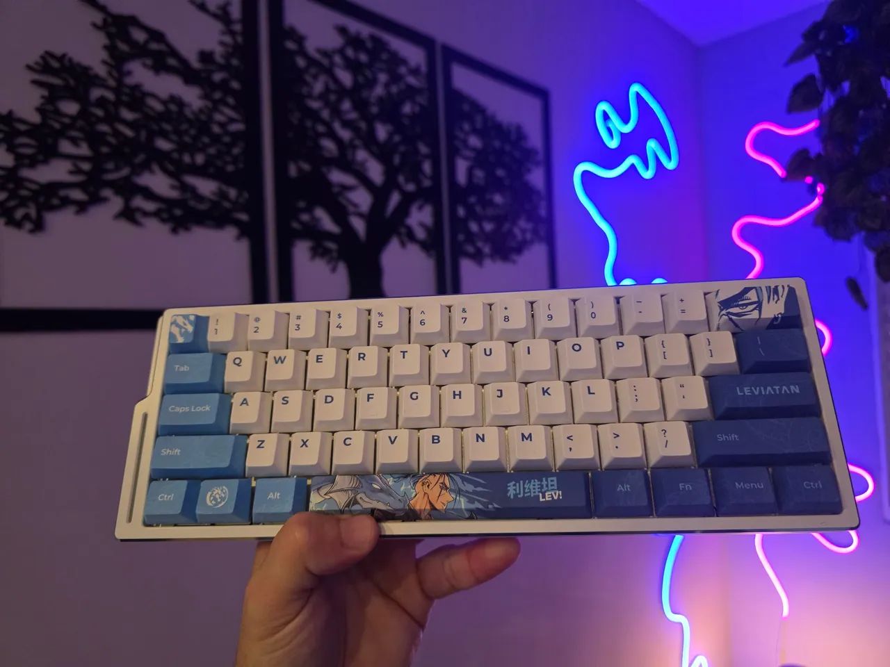 Teclado magnetico Atk levietan edge 60he 64175480071426120