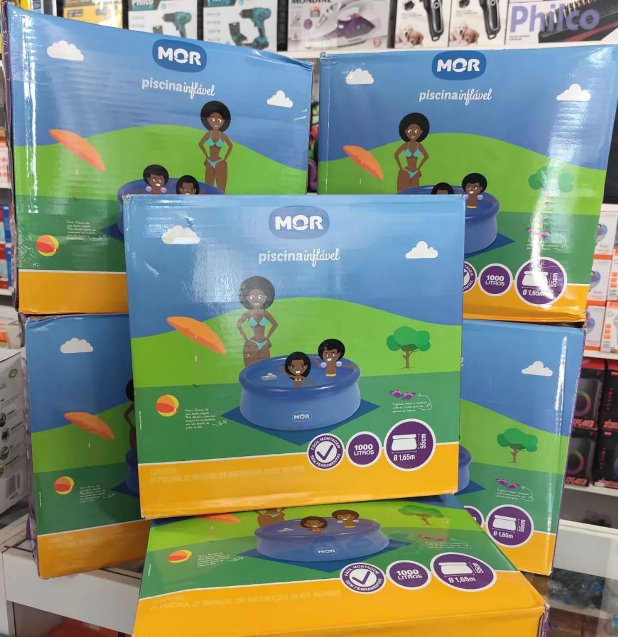 Piscina MOR 1.000 MIL Litros melhor escolha para a diversão  - Foto 6