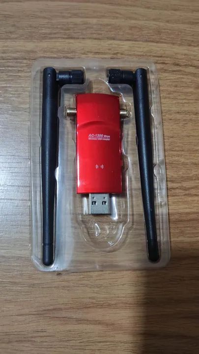 Placa WI-FI USB WIRELESS AC-1300. - Foto 2