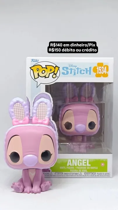 Funko Pop! Stitch Angel - Novo