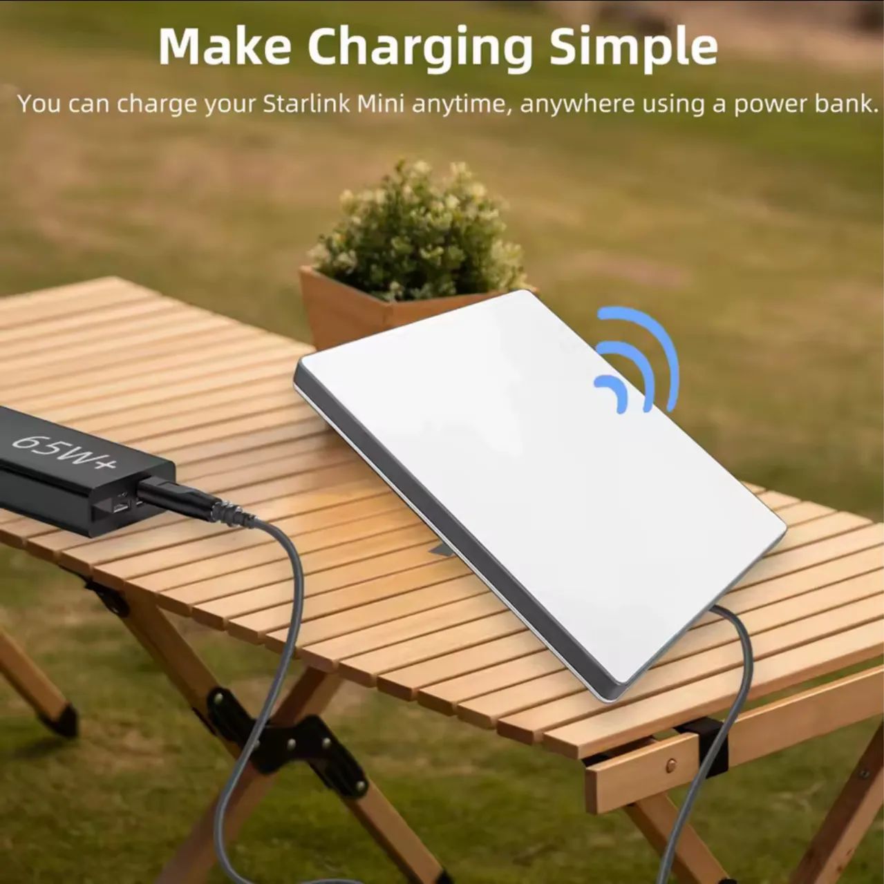 Adaptador starlink mini - usb c macho para Dc fêmea - Foto 2