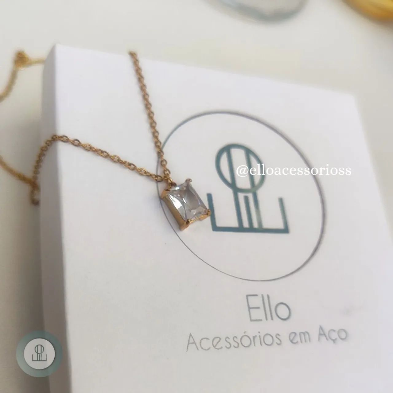 Colar Feminino Com pedra  - Foto 4