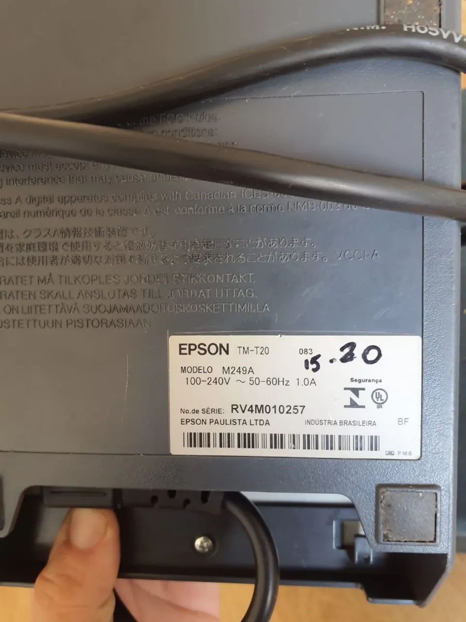 Impressora Fiscal Epson TM-T20