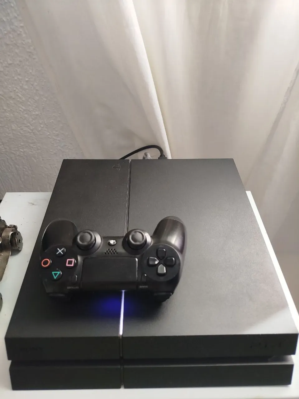 PS4 FAT fosco 1 controle 3 jogos retira Paranoá Df