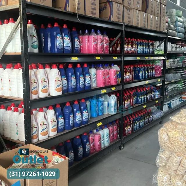 Estante para produtos de limpeza - mini porta pallet