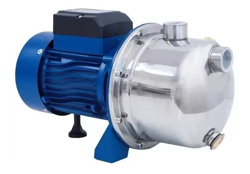 Bomba De Água Claw Wmai75h Auto Aspirante Inox 1cv 1pol. Cor Azul Fase Elétrica