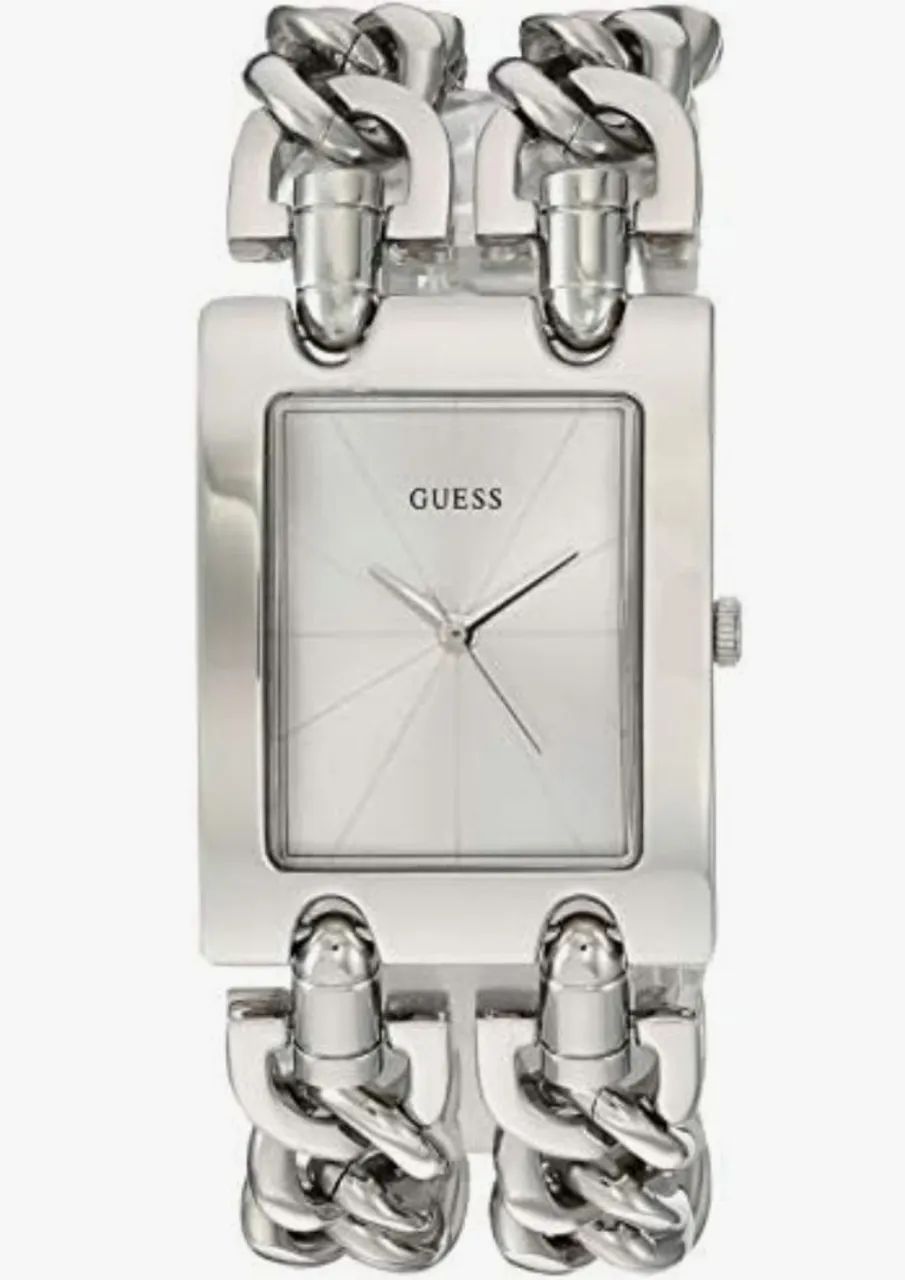 Relógio Feminino Guess Prata com Design Moderno - Foto 5