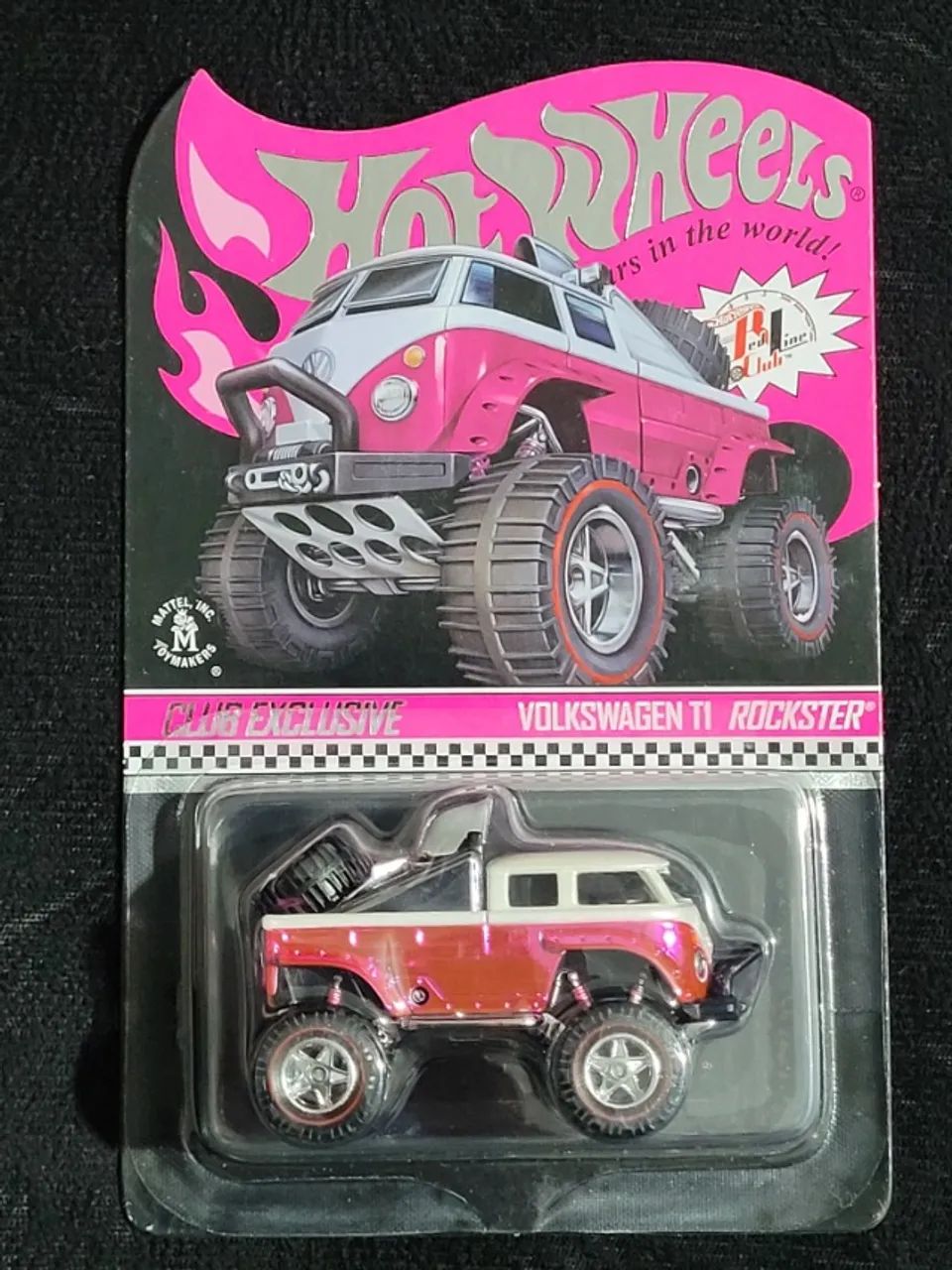 Hot Wheels VW Volkswagen T1 Rockster RLC Red Line Club Exclusive