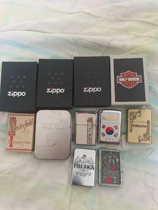 Coleção de Isqueiros Zippo