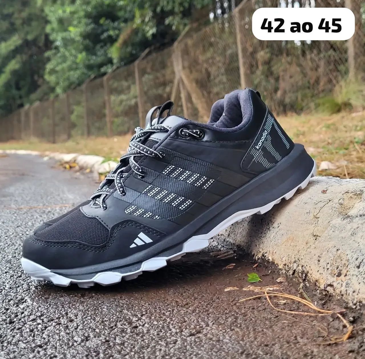 Tênis Adidas Preto - Tamanho 42 ao 45