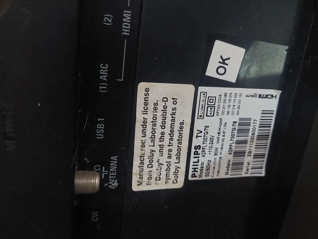 TV Philips para retirada de peças.  - Foto 2