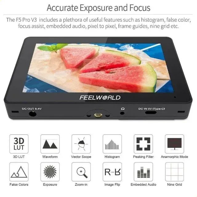 Monitor On Camera Freeworld F5 Pro - Foto 6