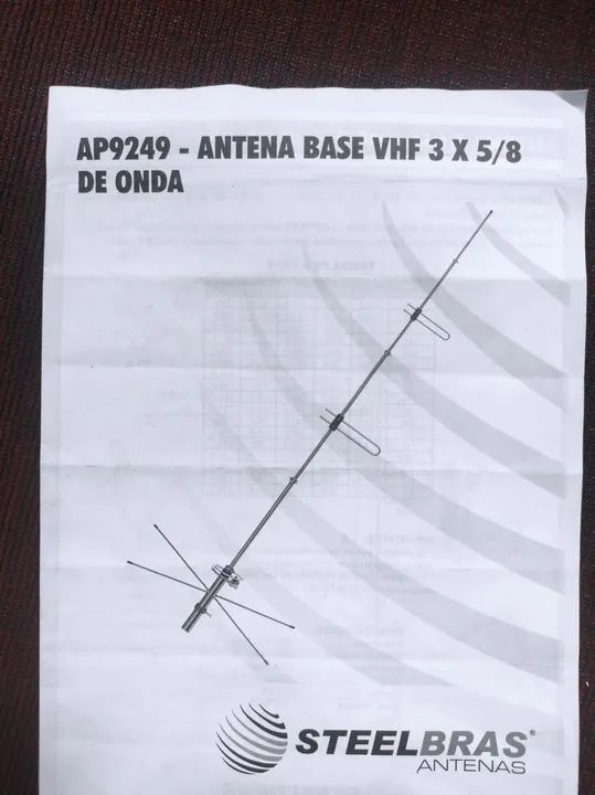 Antena Base VHF 3 X 5 8 De Onda AP9249 Hobbies E Cole es Estados antena-base-vhf-3-x-5-8-de-onda-ap9249-hobbies-e-cole-es-estados