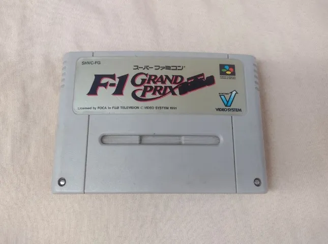 F1 Grand Prix - Cartucho Original Japonês para Super Famicom