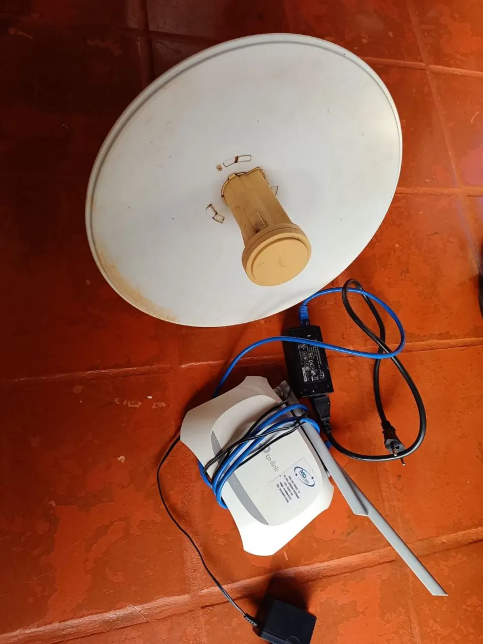 Antena internet via rádio powerbeam 300
