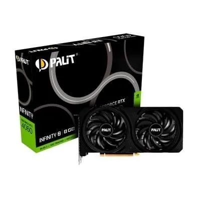 Placa de Video RTX 4060 Infinity 2 Palit NVIDIA GeForce, 8GB, GDDR6 (Novo Lacrado)