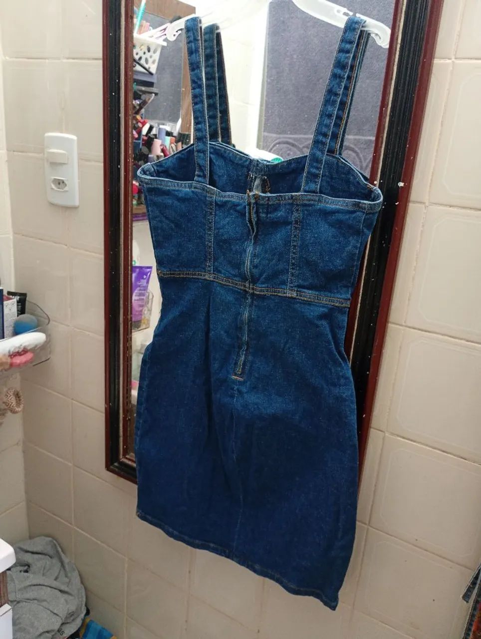 Vestido Jeans com Alças - Foto 2