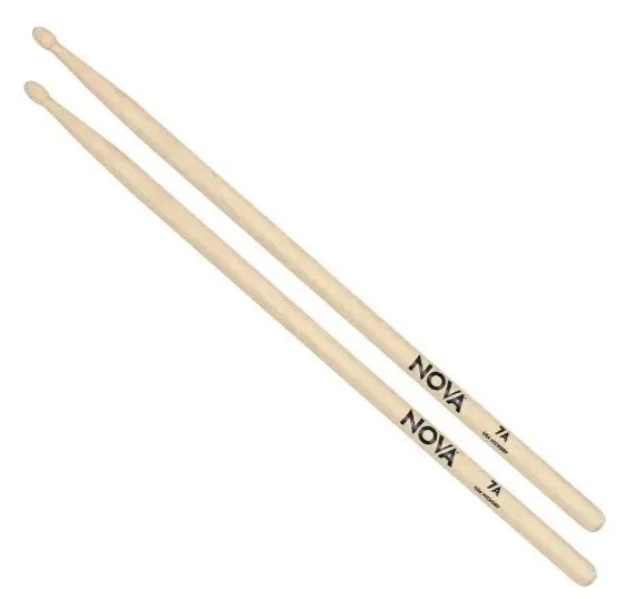 Baquetas 7A NOVA by VIC FIRTH Ponta de Madeira Hickory