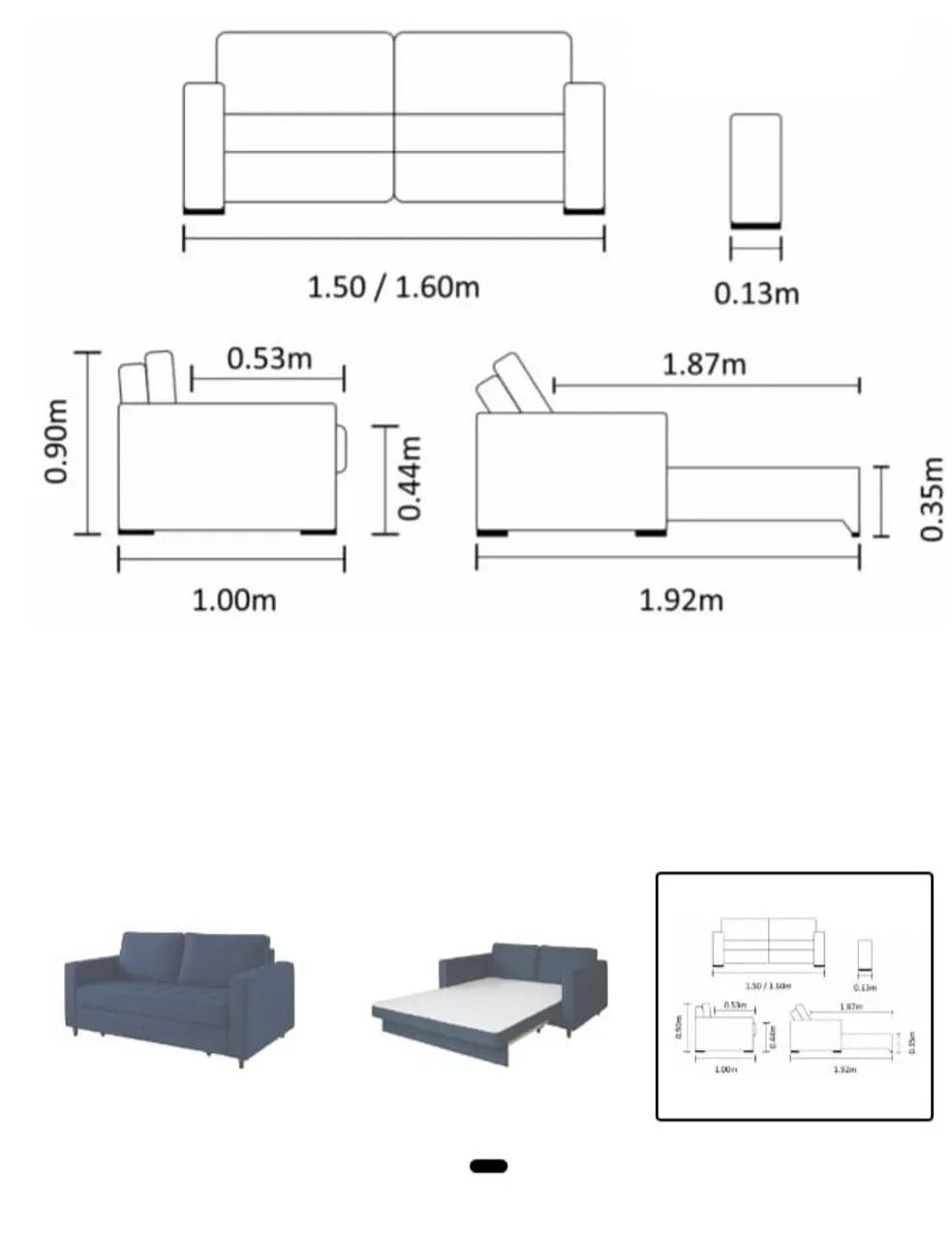 Sofá cama  - Foto 3