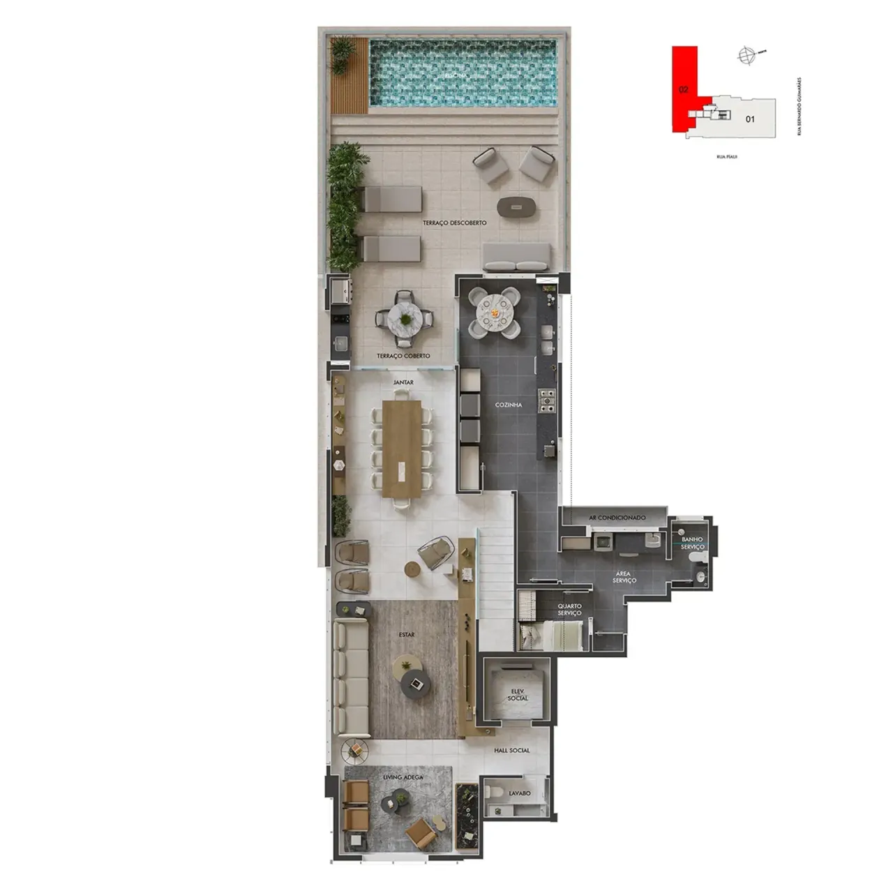PLANTA 335m²