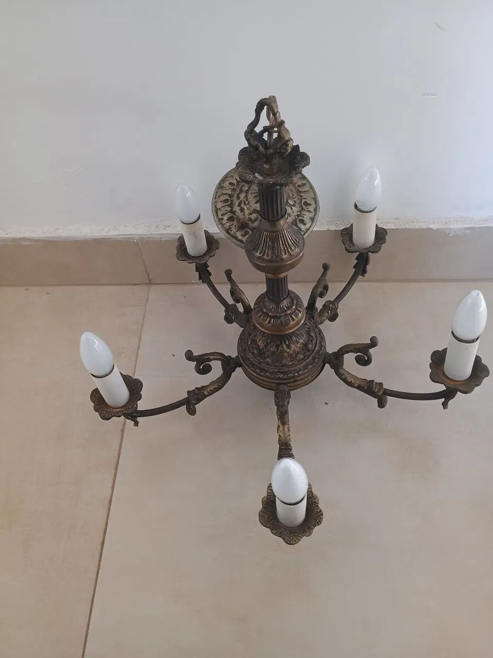 Lustre antigo teto - Foto 2