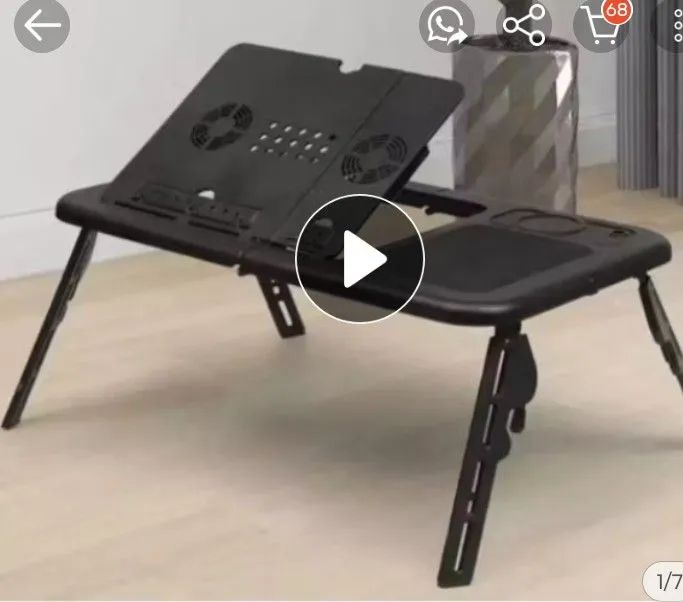 Vendo mesa para notebook da marca tomate e mouse sem fio . A mesa nunca foi usada . - Foto 2