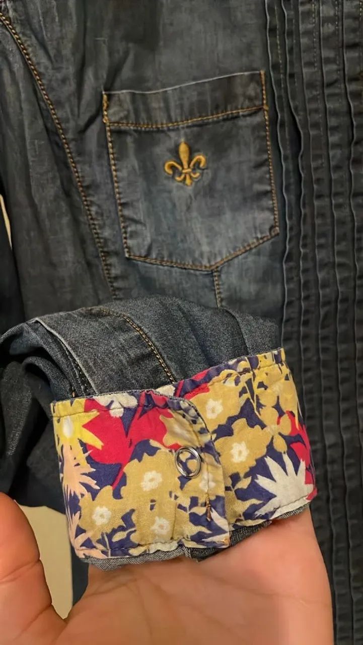 Camisa jeans Dudalina - Foto 2