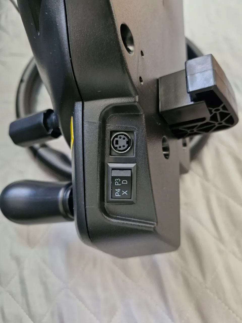 Volante e Pedal force driving XboxOne ps3/ps4 e Pc. Preto Dazz - Foto 4