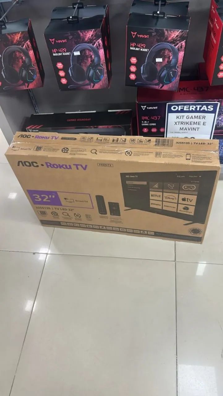 Vendo Tv AOC 32 polegadas smart - Foto 3