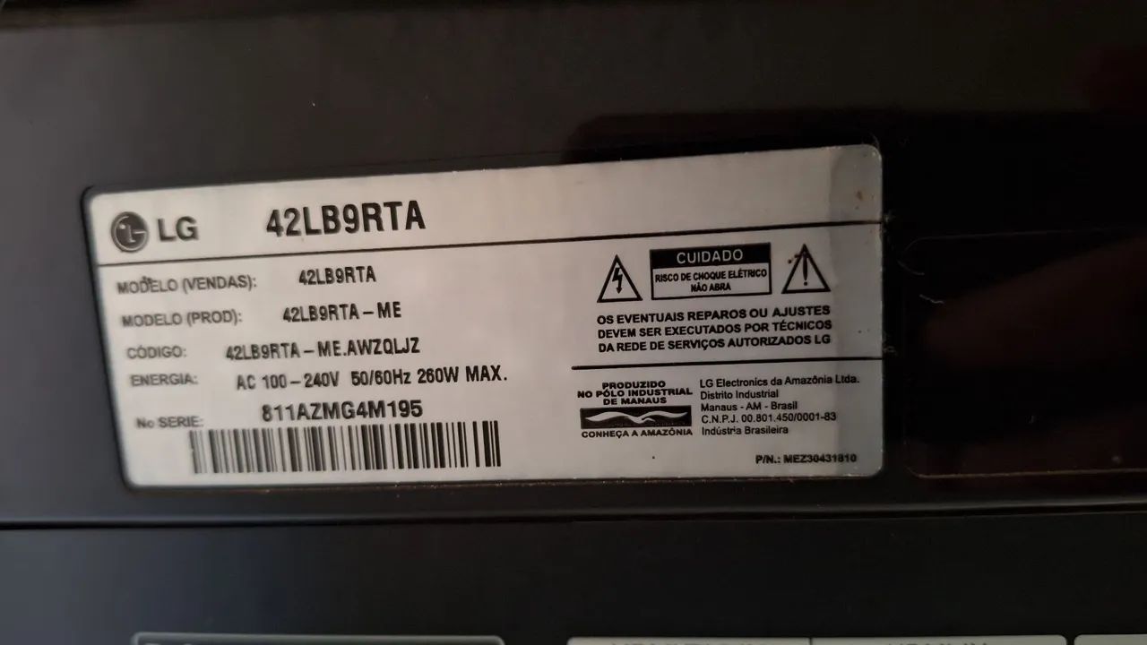TV LG 42 POLEGADAS RETIRADA DE PEÇAS  - Foto 3