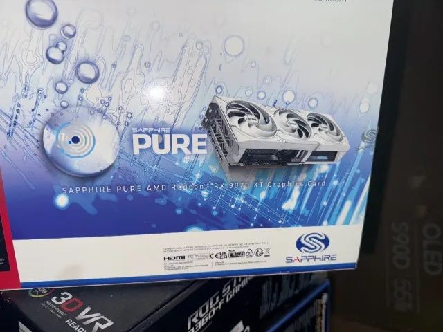 AMD RX 9070 XT 16GB Sapphire Pure White New FSR4 (Nova) - Placas