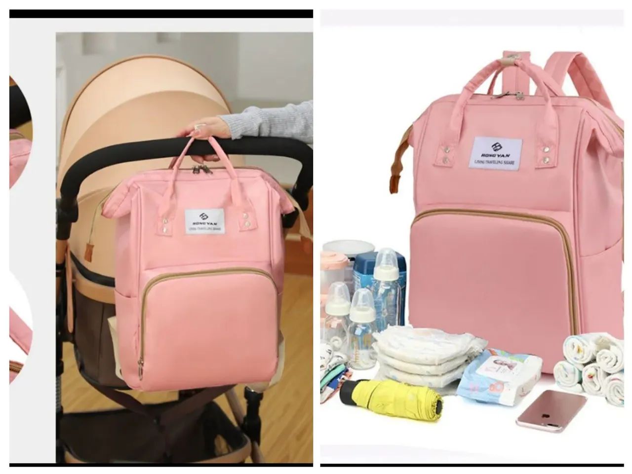 Bolsa de Maternidade Rosa  - Foto 2
