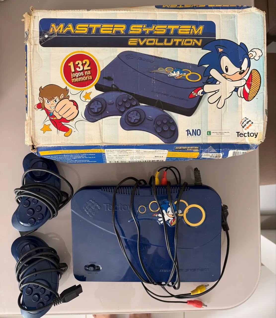 Master system Evolution - Com 132 jogos 