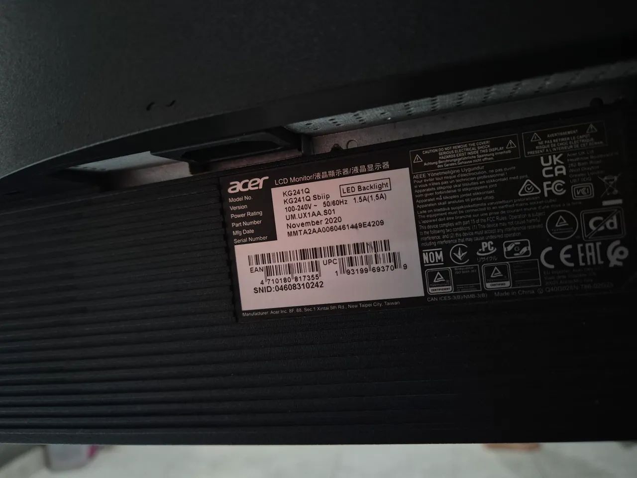 Monitor Gamer 24 Polegadas 165Hz - Foto 5