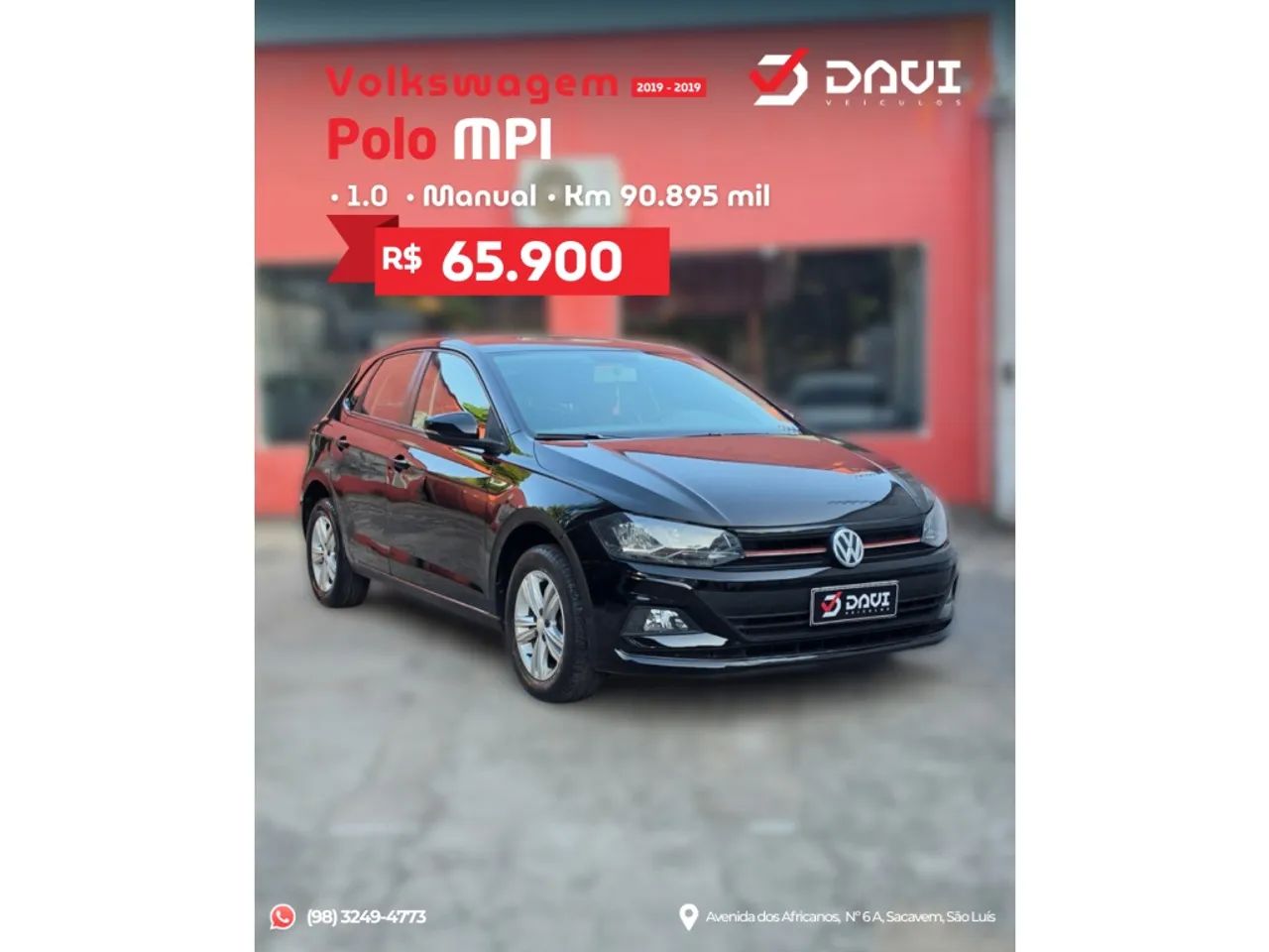 Volkswagen Polo Polo 1.0 MPI Flex 12V 5p 2019