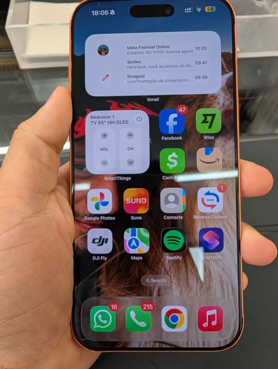 IPHONE 17 PRO MAX 256 na garantia bateria 100% - Foto 4